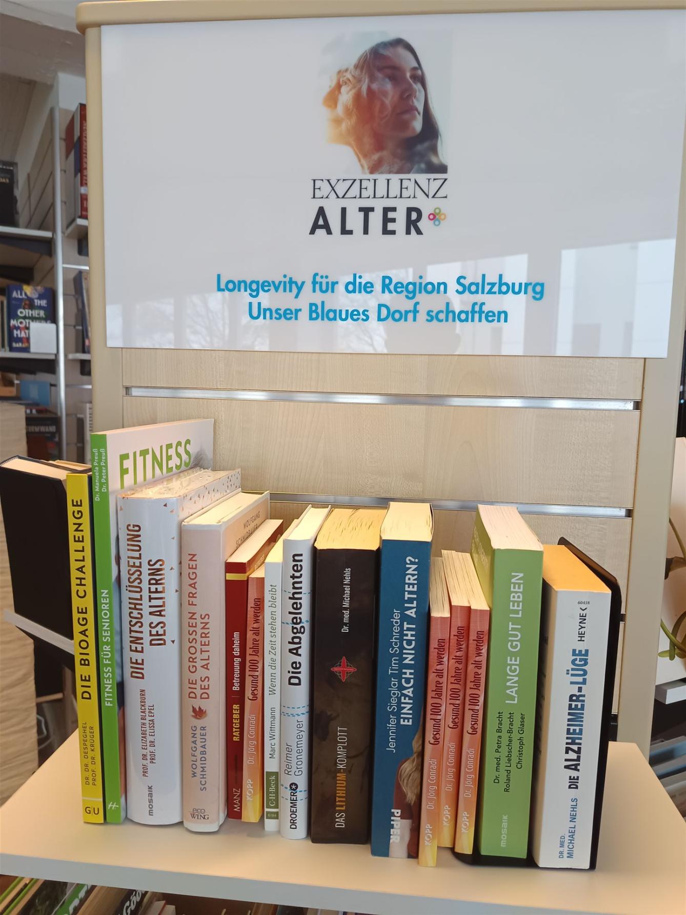 NEU im 50plusCenter: Der Schwerpunkt Longevity in Buchform